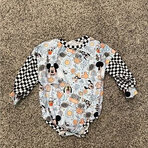 Disney Mickey Mouse Bodysuit - Blue, Black, and Orange